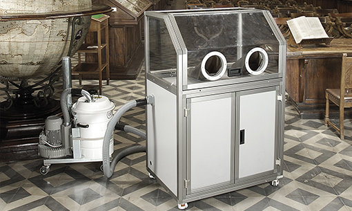 spirabilia book cleaning machine